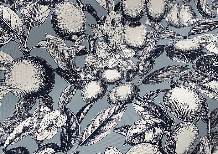 Plum Sketch, Misted - Twist&Fit Roller Blind - Image 4